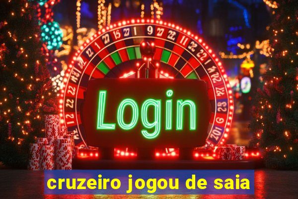 cruzeiro jogou de saia